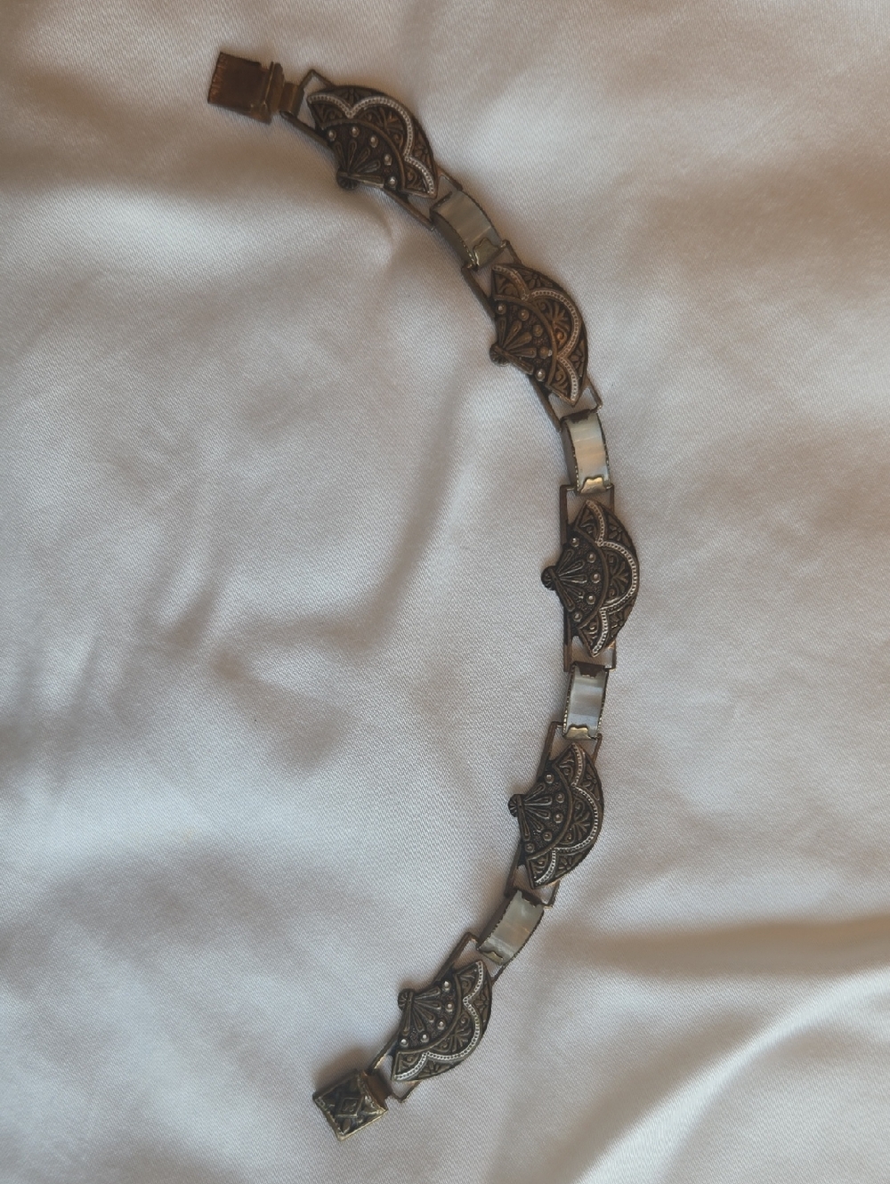 Vintage Filigree Link Bracelet